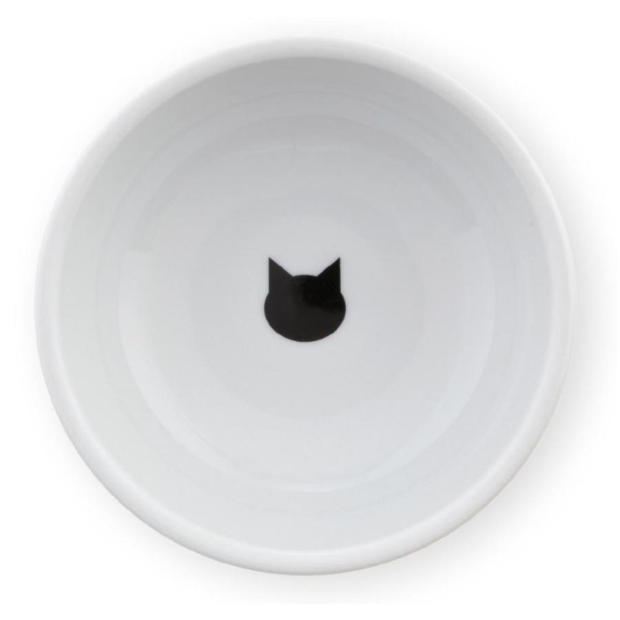 脚付フードボウル L シリコン付き猫柄 猫用 食器 猫壱