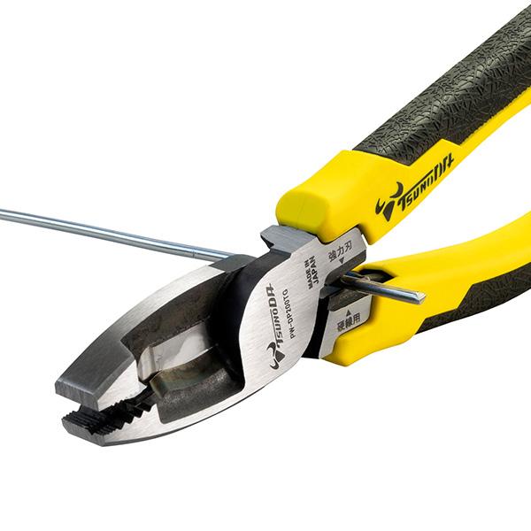 電工パワー バラエティ A ペンチ PW‐DP200TG 200mm 電工ペンチ ツノダ