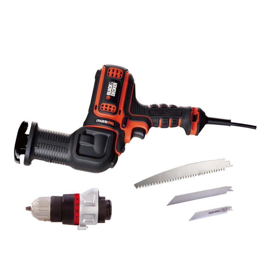 BLACK&DECKER マルチツール用コード式マルチのこぎり&ドリルドライバー  EARD800 未使用 ブラック＆デッカー（BLACK & DECKER） コード式multiEVOノコギリ＋