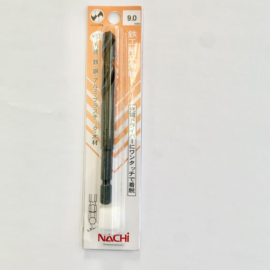 かつ　9 6SDP1.6 鉄工用六角軸ドリル NACHI(不二越) HSSハイス鋼製 直径1.6mm