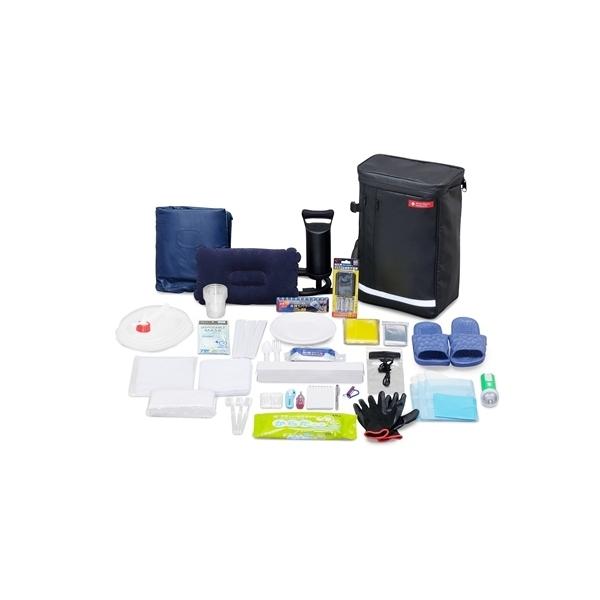 防災セット 1人用31点  BS1-31 ブラック アイリスオーヤマ