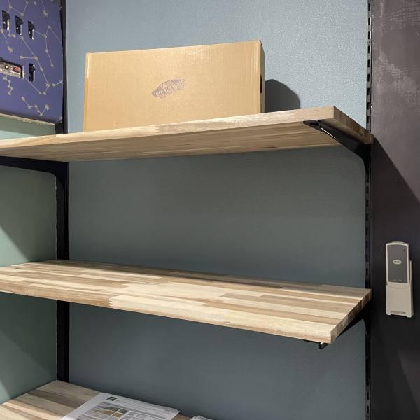 ハイロジック ASF-1 チャンネルサポートシングル 900mm ブラック 棚柱