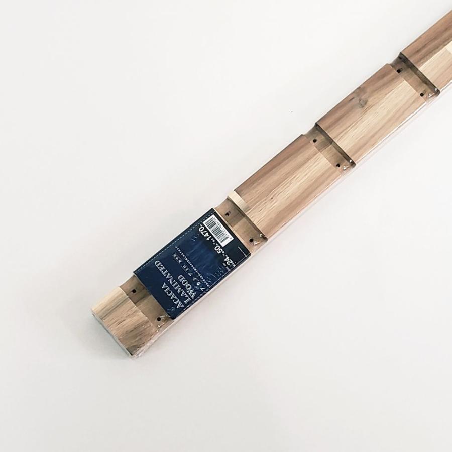 アカシアラック支柱 約24mm×50mm×1470mm 無塗装
