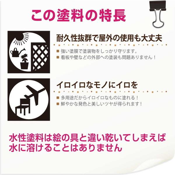 カンペハピオ（Kanpe Hapio） ヌーロ こげちゃ色 70ML nuro 水性 塗料