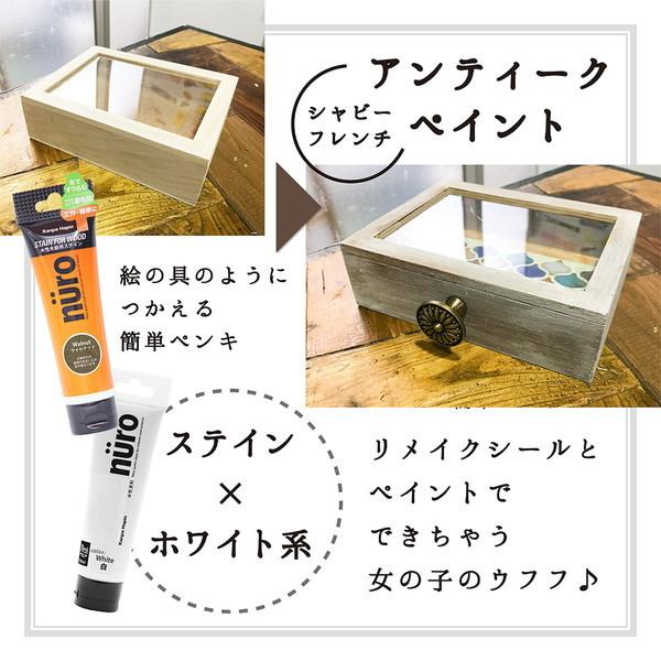 カンペハピオ（Kanpe Hapio） ヌーロ こげちゃ色 70ML nuro 水性 塗料