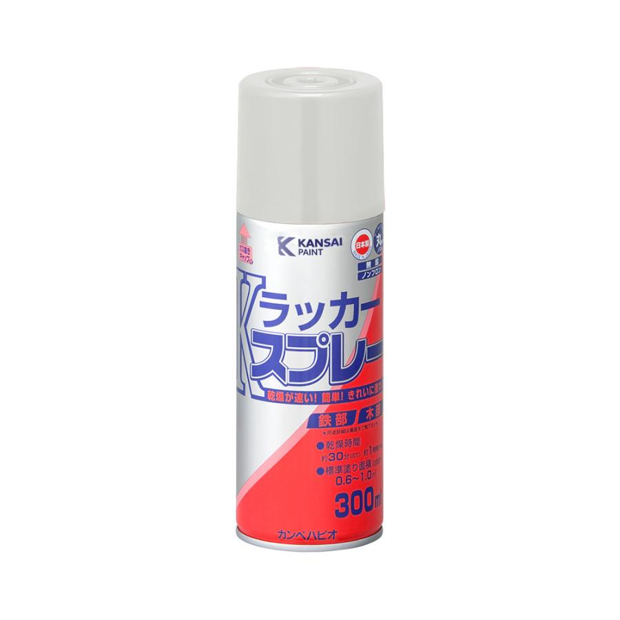 【個数相談可】カンペハピオ ラッカスプレー ぎん色 300ml 30本 カンペハピオ（Kanpe Hapio） Kラッカースプレー ぎん色 300ML