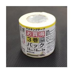 KOWA マスキングテープ No.11781 18mm×18m 3巻入 : 4536017