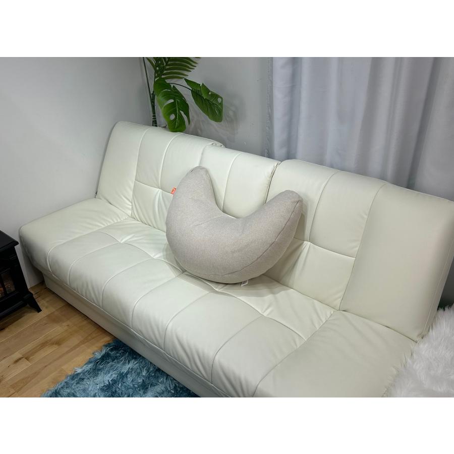 呼吸する枕。クッション型ホワイト