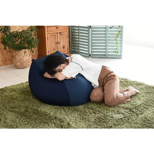 くつろぎ ビーズソファ QUBE」ビーズクッション「XL」 人をダメにするクッション