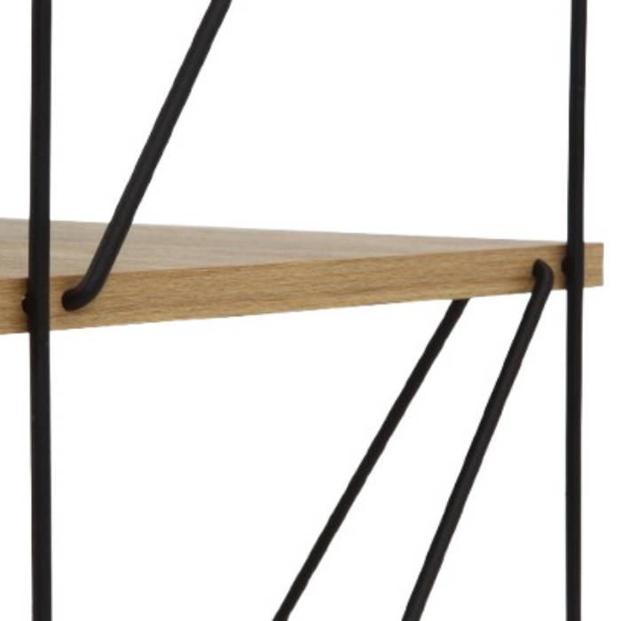 不二貿易（Fuji Boeki） EZBOワイヤーラック 4段 60幅 オーク