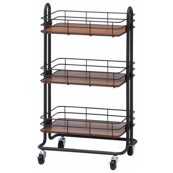 キッチンワゴン ビクター BK ブラック 16696 450×315×800 7000 | 