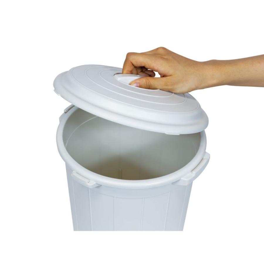 不動技研 ルームペール プチ グレー 6.9L Φ239×H275mm ゴミ箱 | 不動技研 | 02