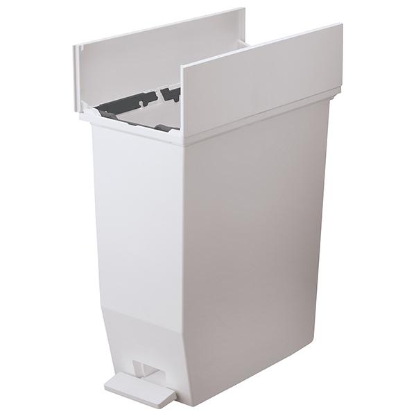 H&H 棚下で使えるペタルダストボックス 35L グレー 35L バケツ・ペール ゴミ箱 リス | 