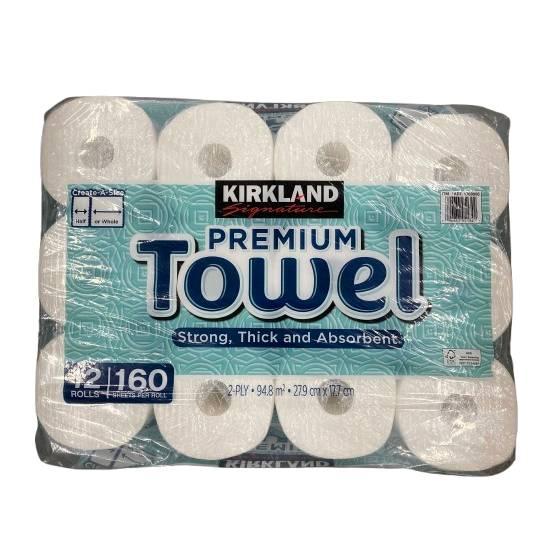 KIRKLAND SIGNATURE ペーパータオル 160シート 12ロール 1768085
