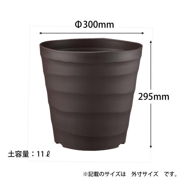 アップルウェアー apple クラフトポット30型ダークブラウン 30 |  | 01