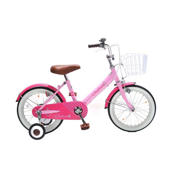 自転車 子ども用 キッズ チェルシー ピンク 16インチ 福栄商会 (店舗