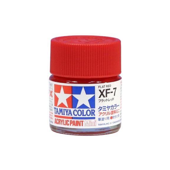 タミヤ（TAMIYA） タミヤカラー アクリルミニ XF7 フラットレッド (コンパクト便可) : ホームセンターグッデイ - 通販 ...