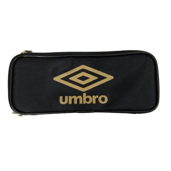訳あり umbro 3ポケット ペンポーチ ブラック H15025 筆箱 ペンケース