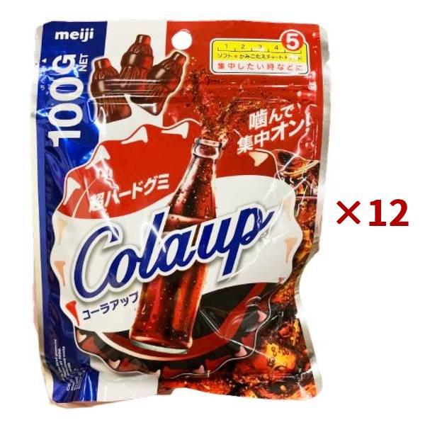 コーラ　まとめて買い まとめ買い×12袋セット 明治 アップグミ コーラアップ 100g