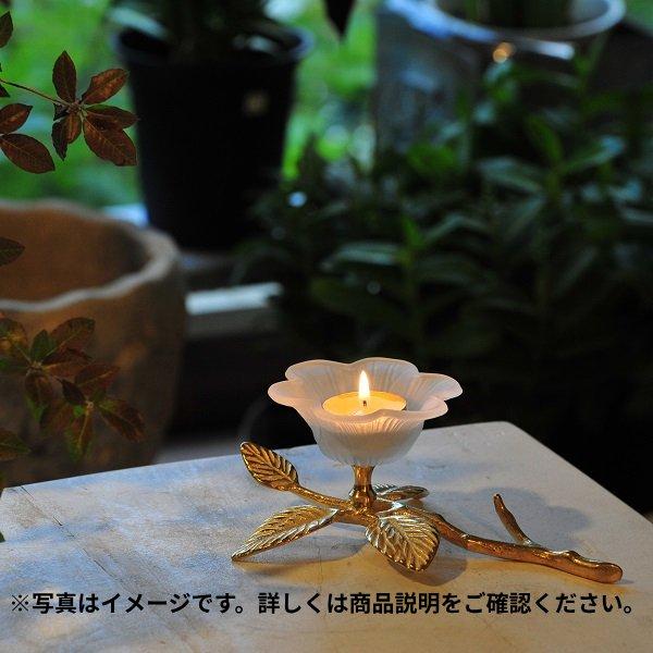 古マイセン】キャンドルスタンド／1体／ピンクローズ 【公式通販】