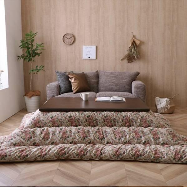 こたつ掛布団 ミッシェル 205cm×205cm 選べる2色 ブラウンorベージュ コタツ布団 イケヒコ IKEHIKO （メーカー直送）_2