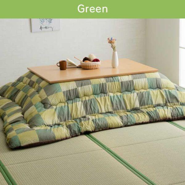 イケヒコ こたつ掛布団 大河 245cm×205cm 選べる2色 グリーンorピンク