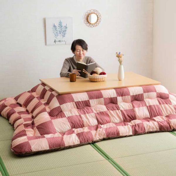イケヒコ こたつ掛布団 大河 245cm×205cm 選べる2色 グリーンorピンク