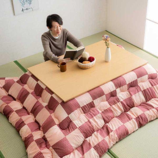イケヒコ こたつ掛布団 大河 245cm×205cm 選べる2色 グリーンorピンク