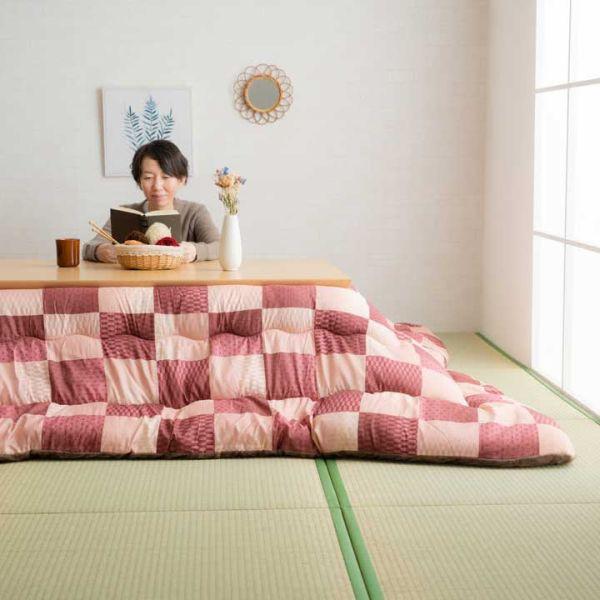イケヒコ こたつ掛布団 大河 245cm×205cm 選べる2色 グリーンorピンク