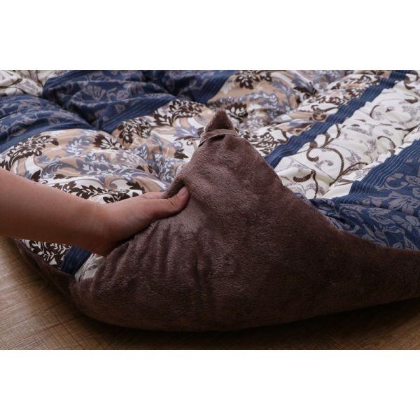 こたつ掛敷布団セット ヴィオラ 245cm×205cm 選べる2色 エンジorネイビー コタツ布団 イケヒコ IKEHIKO （メーカー直送）の画像