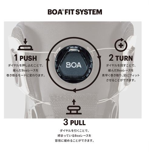 アシックス ウィンジョブCP304 BOA ホワイト×ブラック 24.5cm 1足 1271A030.10024.5 ※配送毎送料要