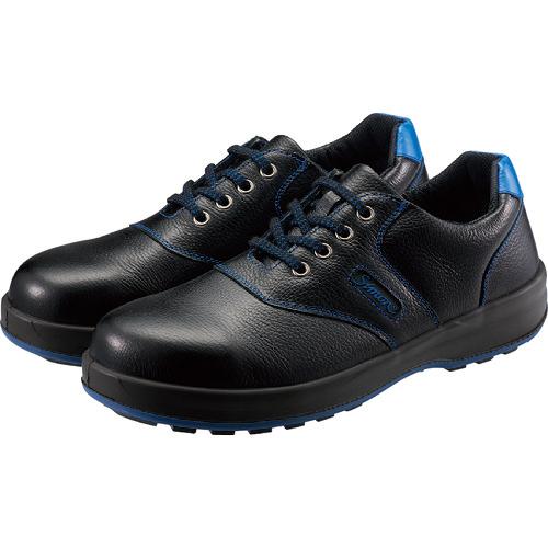 シモン 安全靴 短靴 SL11-BL黒 ブルー 27.5cm SL11BL27.5 ※配送毎送料要