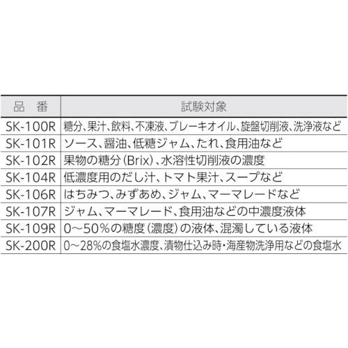 佐藤　手持屈折計Rシリーズ　SK-102R(0182-00)　1個　SK102R　※配送毎送料要