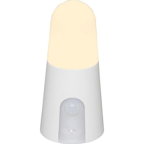 IRIS 乾電池式LED屋内センサーライト ホワイト スタンドタイプ 電球色 1台 BSL40SLW ※配送毎送料要