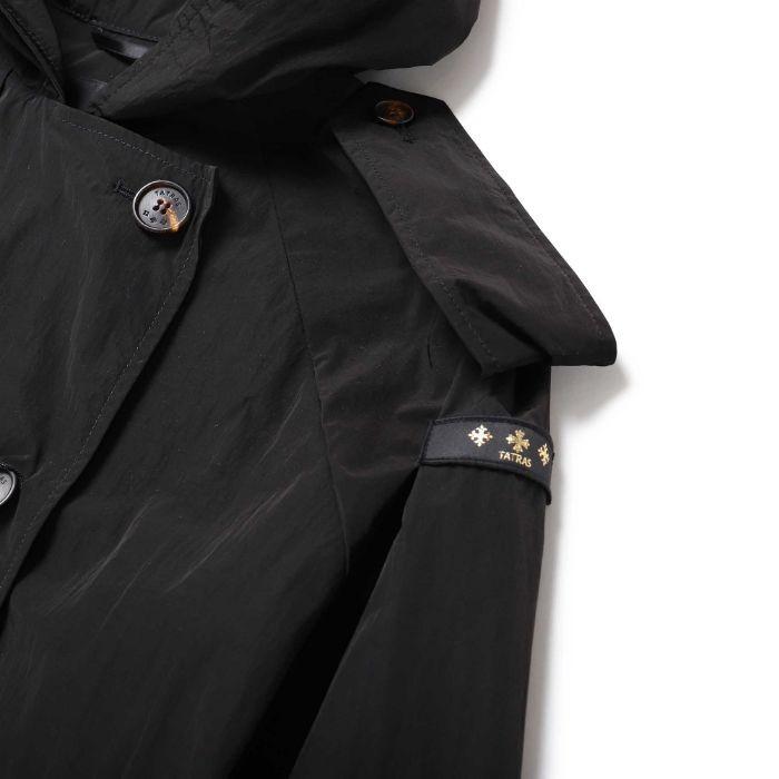 送料無料 Tatras タトラス メンズ アウター コート スプリングコート Onata トレンチコート 春コート メンズ春コート ブラック Ltks4248 Ltks4248 インポートショップエイチシー 通販 Yahoo ショッピング