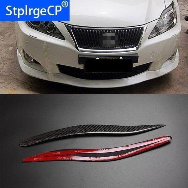 リアルカーボンファイバー アイライン ヘッドライト レクサス Is250 Is300 Is350 Ycmewtohor 車 バイク 自転車 Www Velver Hu
