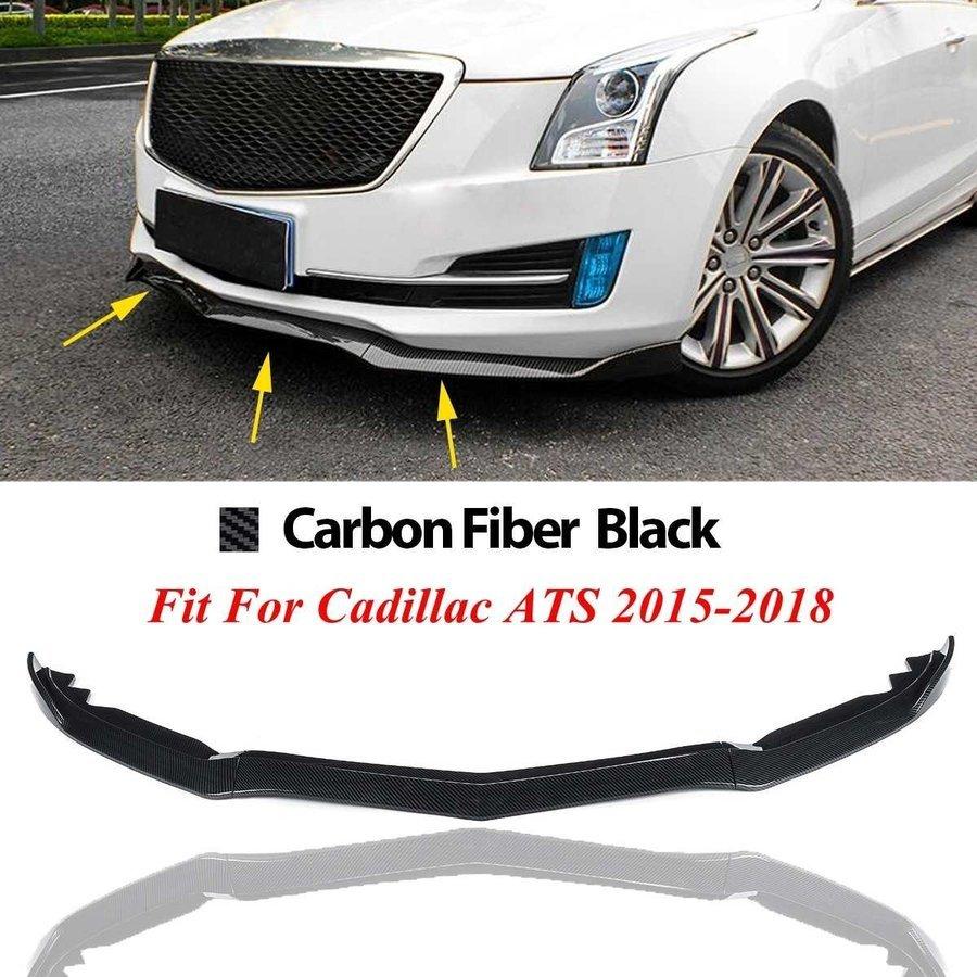国内最安値 フロントスポイラー 車 カバートリム バンパーカバー キャデラックats カーボンファイバースタイル フロントバンパー 驚きの安さ Www Ayata Com Np