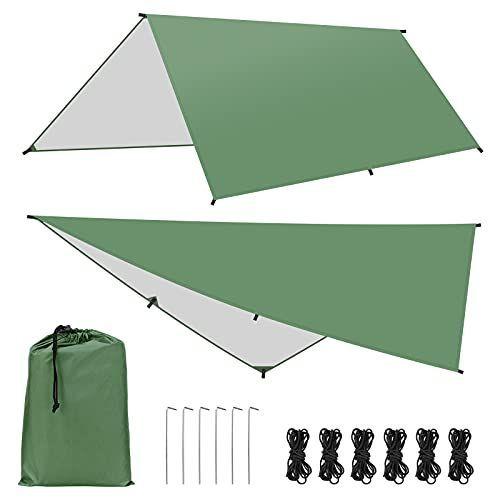 MICOE 防水タープ 独特な キャンプ タープ テント 軽量 100%正規品 日除け 2-4人用 ポータブル サンシェルター 収納ケース付 耐水加工 天幕 遮熱