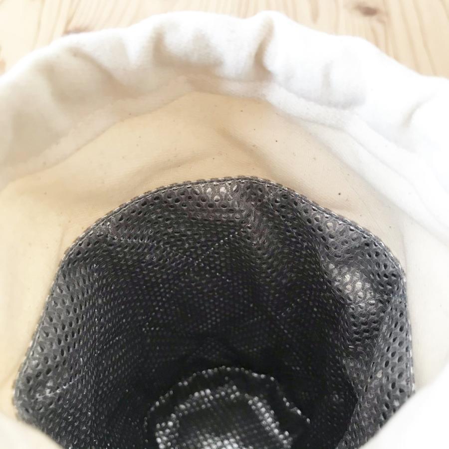 ペットボトルカバー　リバティアーカイブギンガム/ブラック　ハンドメイド ペットボトルカバーミニ リバティアーカイブギンガム/ブラック