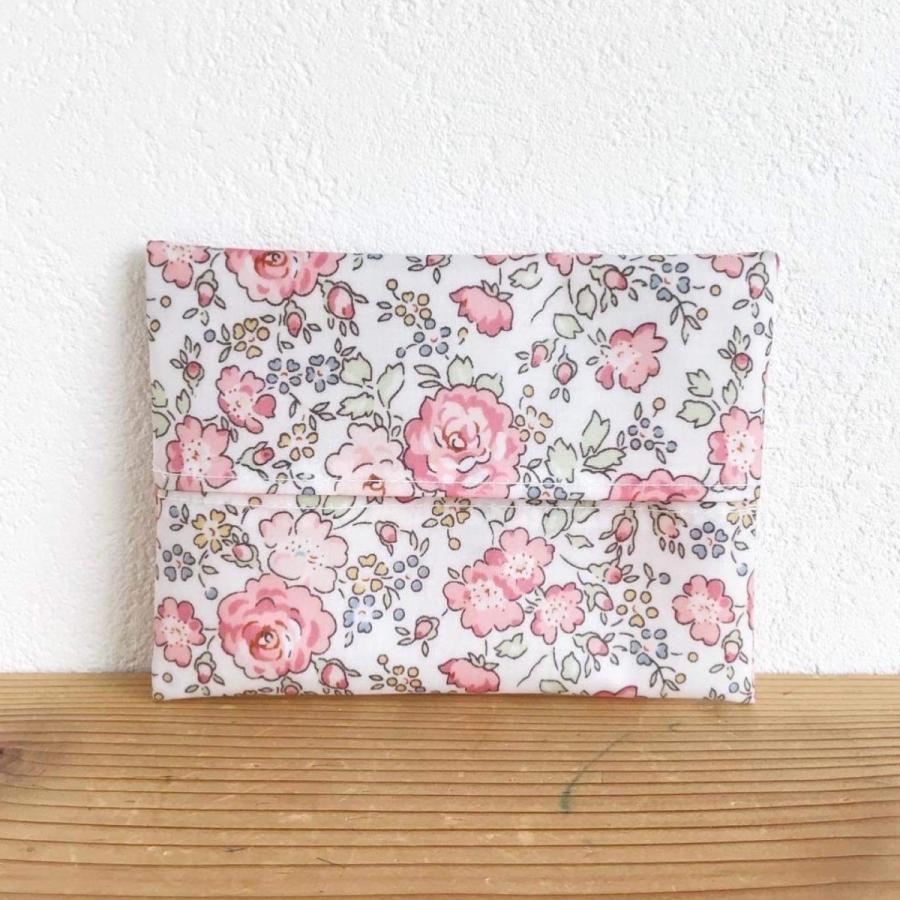 ポケットティッシュケース・2個・背面ポケット・リバティ・ラミネート