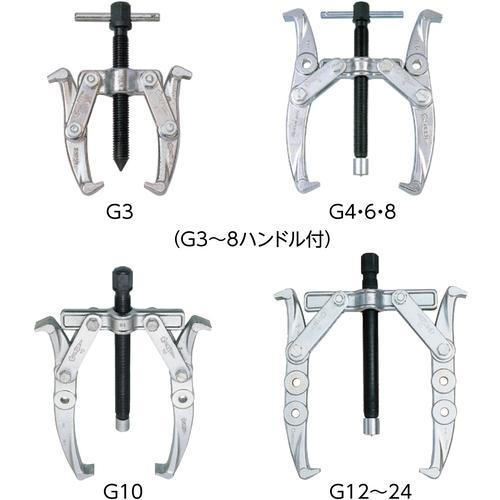 ■スーパー ギャープーラG型 プロ用強化型 D(被引抜き物の直径):最小280、最大600【1085051:0】[店頭受取不可]の画像