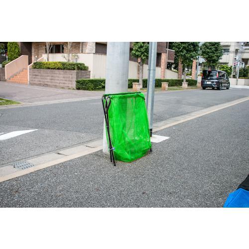 ■TRUSCO 折りたたみ式・ネット交換可能ゴミ置き場 グリーン【1147975:0】[直送DS][店頭受取不可]_3