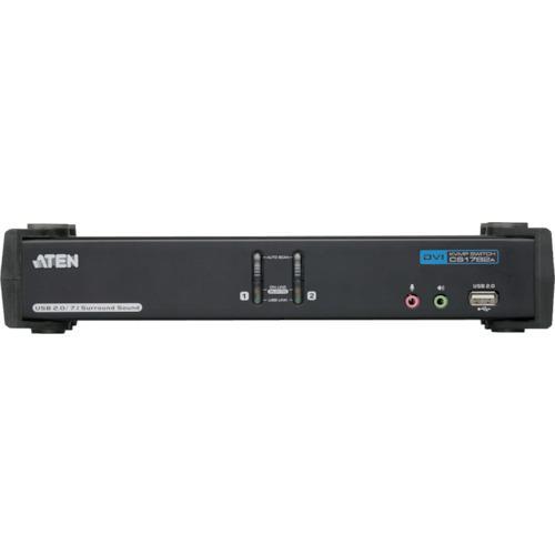 ■ATEN KVMPスイッチ 2ポート / DVI / デュアルリンク / USB2.0ハブ搭載【1152973:0】[送料別途見積り][店頭受取不可]_1