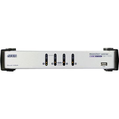 ■ATEN KVMスイッチ 4ポート/ USB/VGA/デュアルディスプレイ【1152981:0】[送料別途見積り][店頭受取不可]_1
