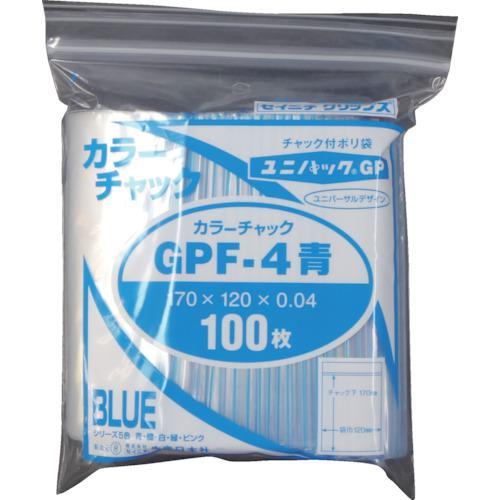 ■セイニチ ユニパック GP F‐4 カラーチャック アオ【1275454:0】[店頭受取不可]｜hcvalor2｜02