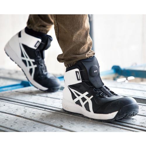 ■ASICS ウィンジョブCP304 BOA ホワイト×ブラック 28.0cm【1487527:0】[店頭受取不可]の画像