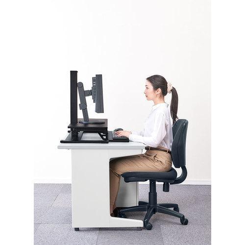 ■KING JIM デスク用昇降台【1673112:0】[店頭受取不可]の画像