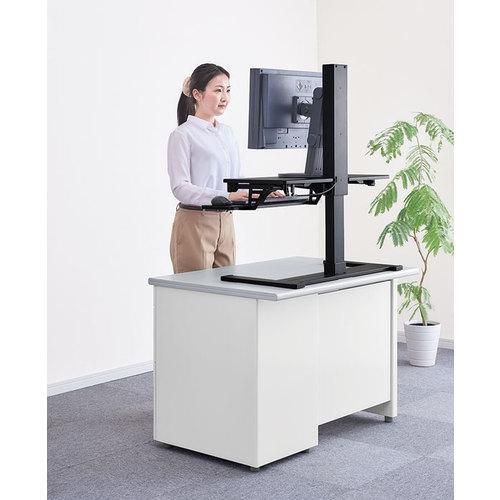 ■KING JIM デスク用昇降台【1673112:0】[店頭受取不可]の画像