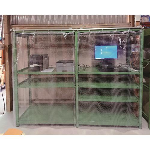 ■HINAKA スチール棚用防塵シートセット【1746782:0】[店頭受取不可]の画像