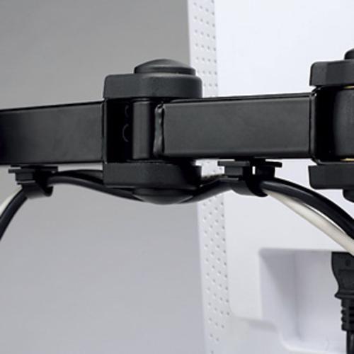 ■SANWA デュアルシステムアーム(キーボード台)【2011776:0】[店頭受取不可]の画像